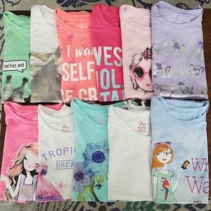 The Children's Place lot of 11 Graphic Tees